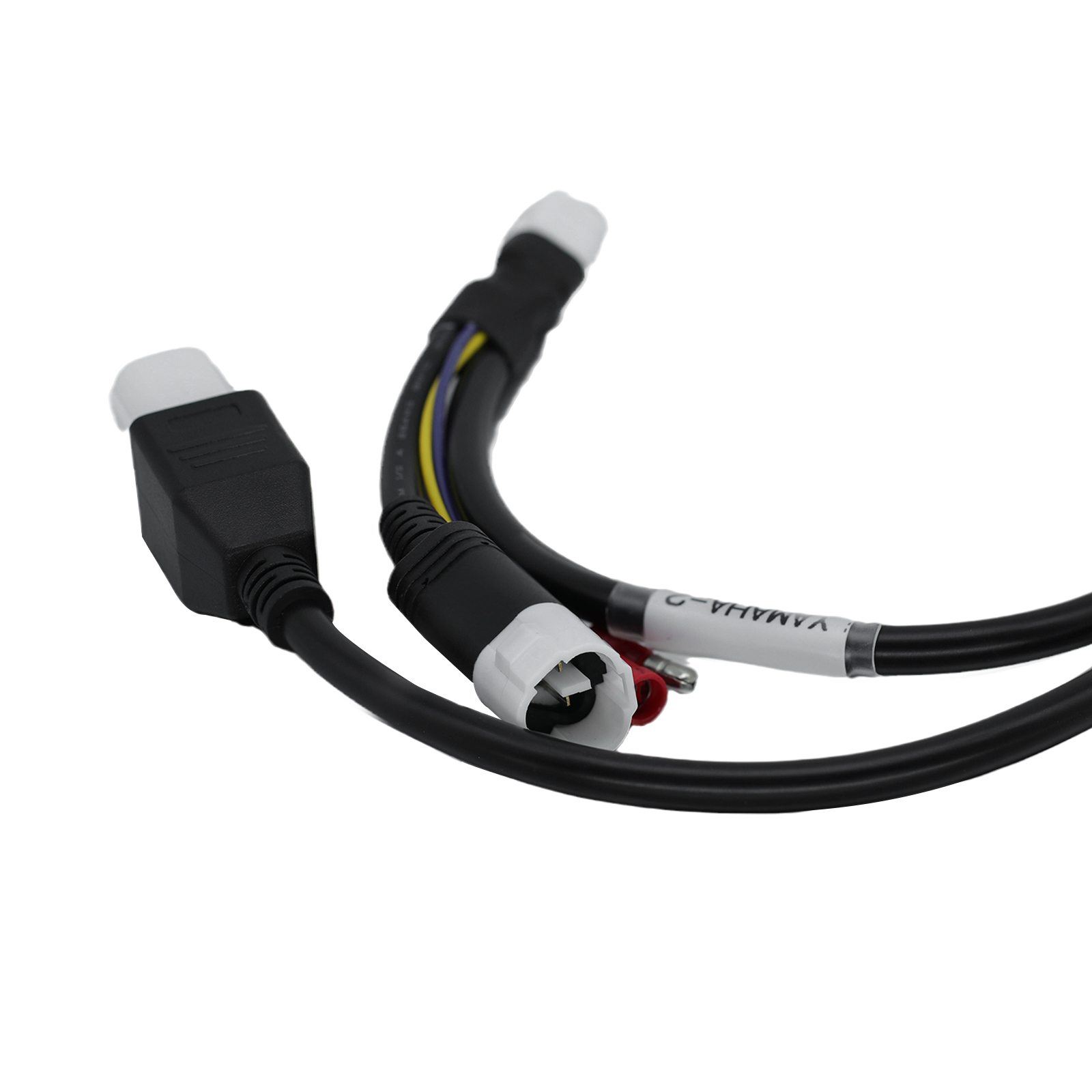 For Yamaha 3+4pin to DB15pin OBDII Adapter Cable for JDiag M100 Pro Motorcycle Diagnostic Scanner