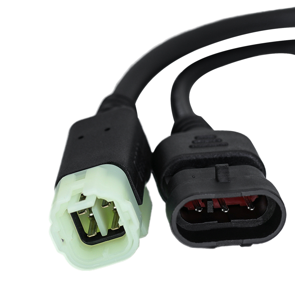 3pin for APRILIA 4pin for Honda 2 in 1 OBD Diagnostic Connector Cable for JDiag M100 PRO Motorbike Scanner