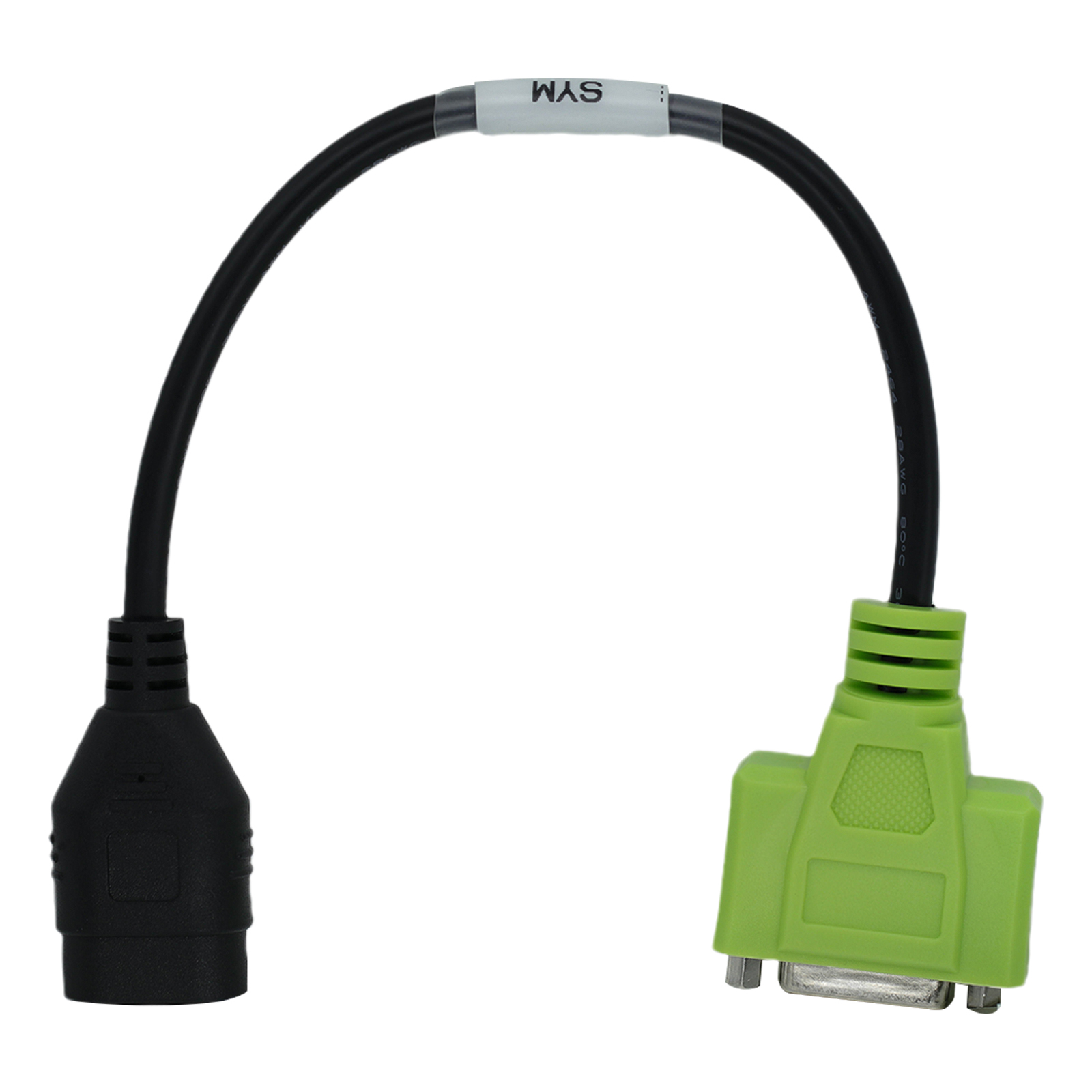 3pin Cable to DB15pin for SYM Motorcycle Diagnostic Cable for JDiag M100 PRO Scanner