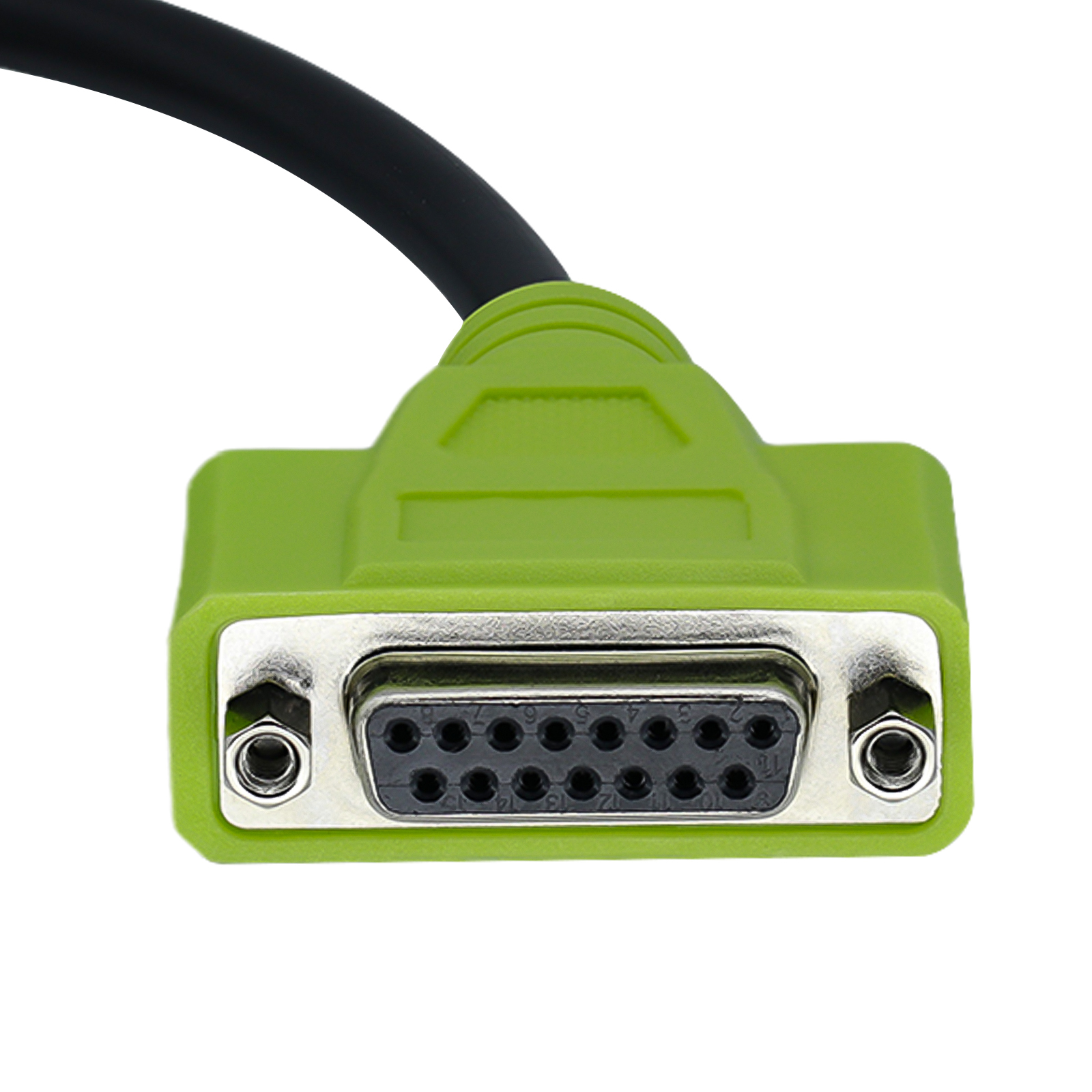 OBDII 16pin Male to DB15pin Female Motorbike Cable Adapter Transfer Cable for JDiag M100 PRO/M200/M300