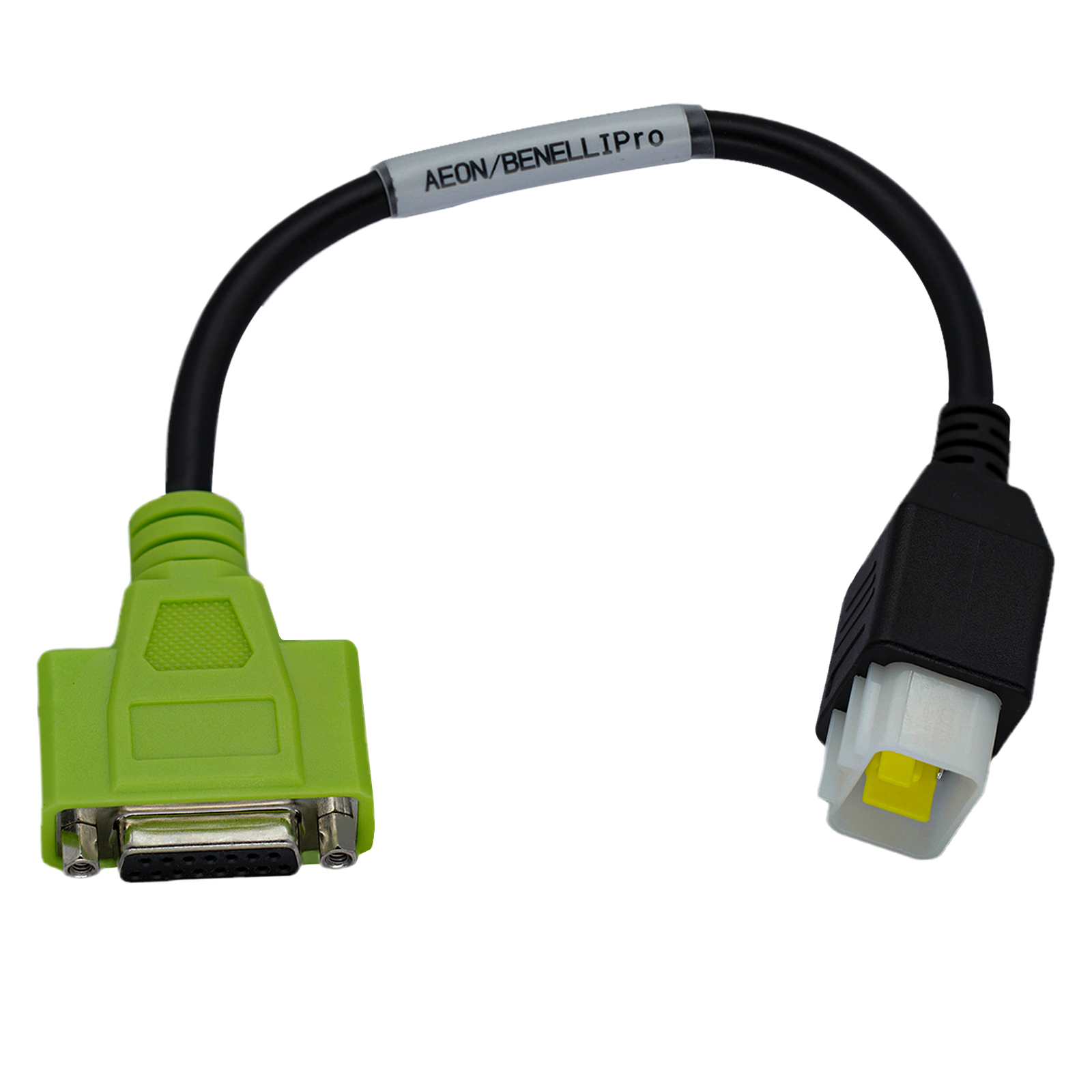 For AEON BENELLI Motorbike Cable DB15pin to 6pin Diagnostic Connection Adapter for JDiag M100 PRO/M200/M300