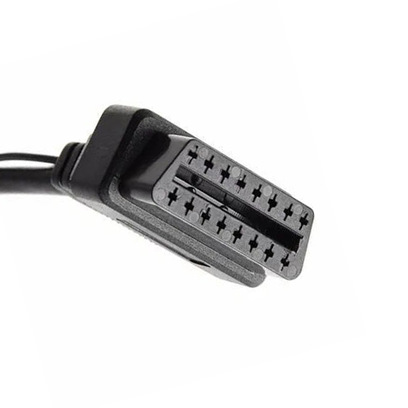 For PSA 2pin Male to DC female OBDII Adaptor Cable