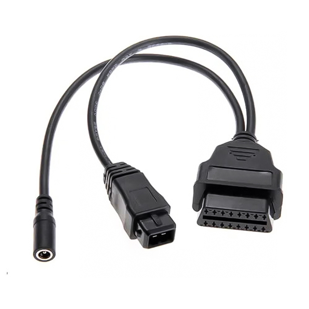For PSA 2pin Male to DC female OBDII Adaptor Cable