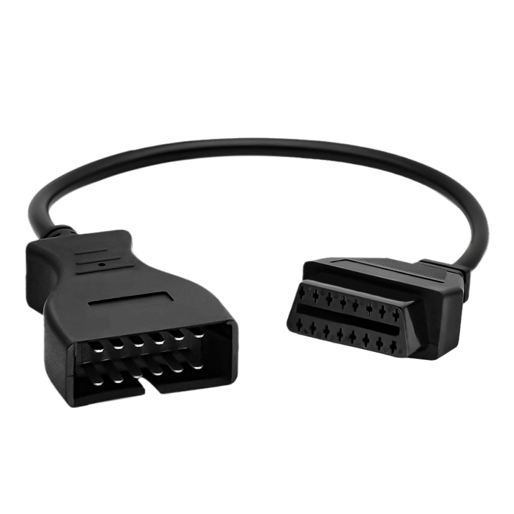 For GM 12pin Male to OBD2 16pin Female Diagnostic Connector Adapter Cable