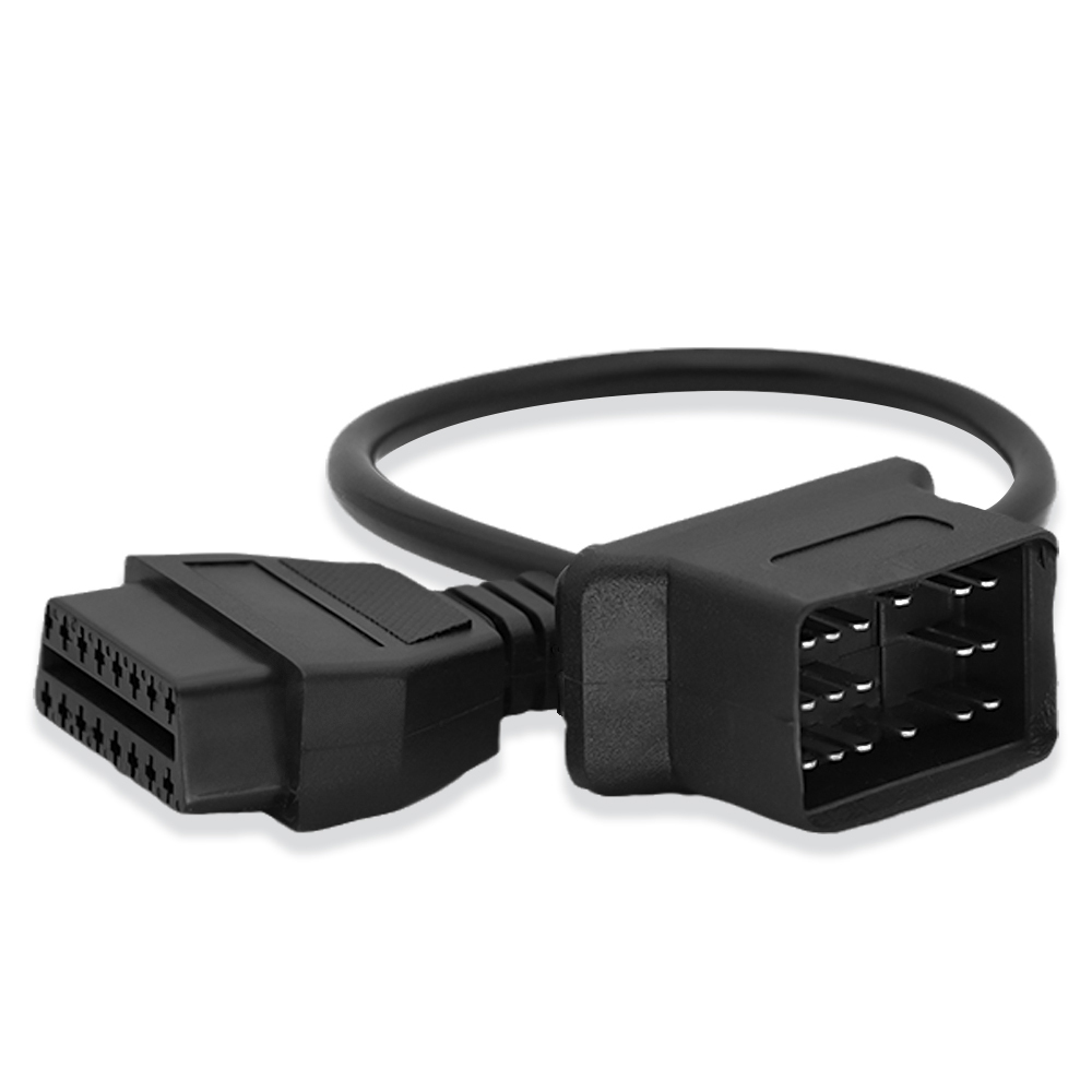 For Toyota 17Pin Male To 16Pin Female OBD Adapter To OBDII Connector