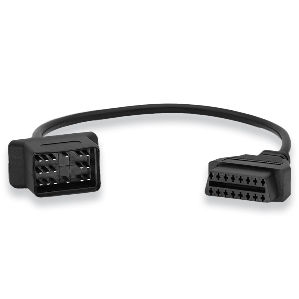 For Toyota 17Pin Male To 16Pin Female OBD Adapter To OBDII Connector