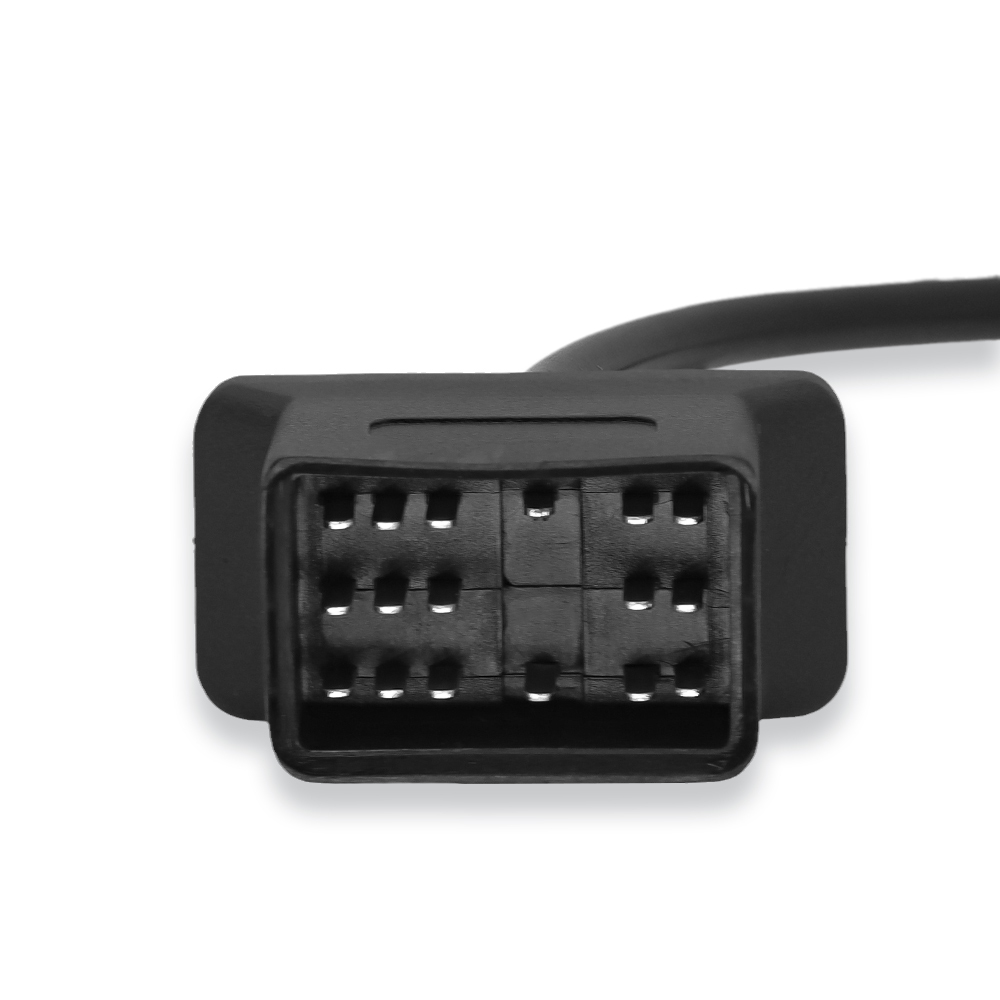 For Toyota 17Pin Male To 16Pin Female OBD Adapter To OBDII Connector