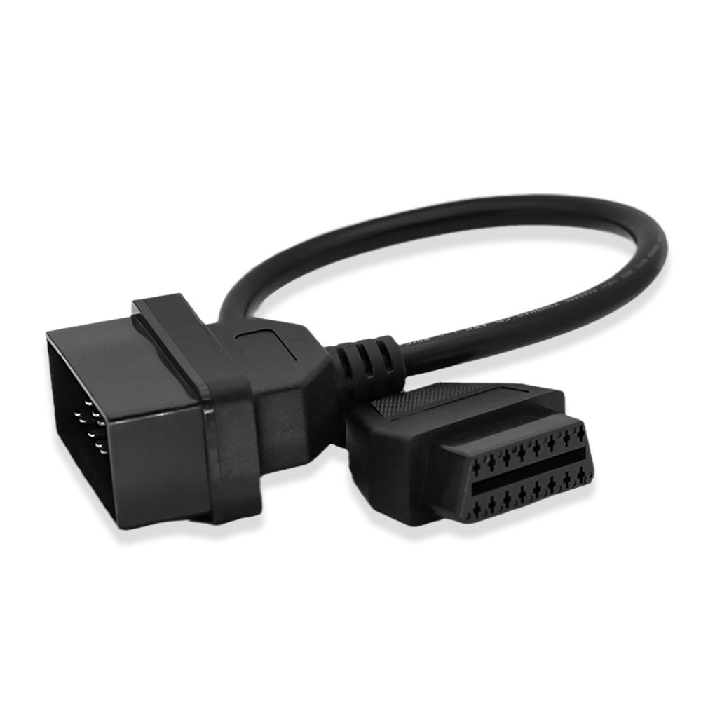 For Toyota 22PIN OBD1 to OBD2 16PIN Female Car Diagnostic Connector Cable