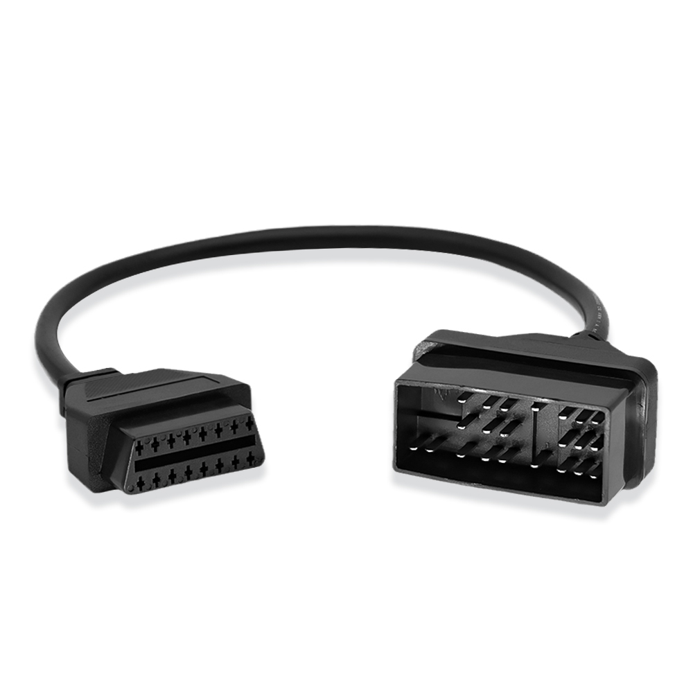 For Toyota 22PIN OBD1 to OBD2 16PIN Female Car Diagnostic Connector Cable