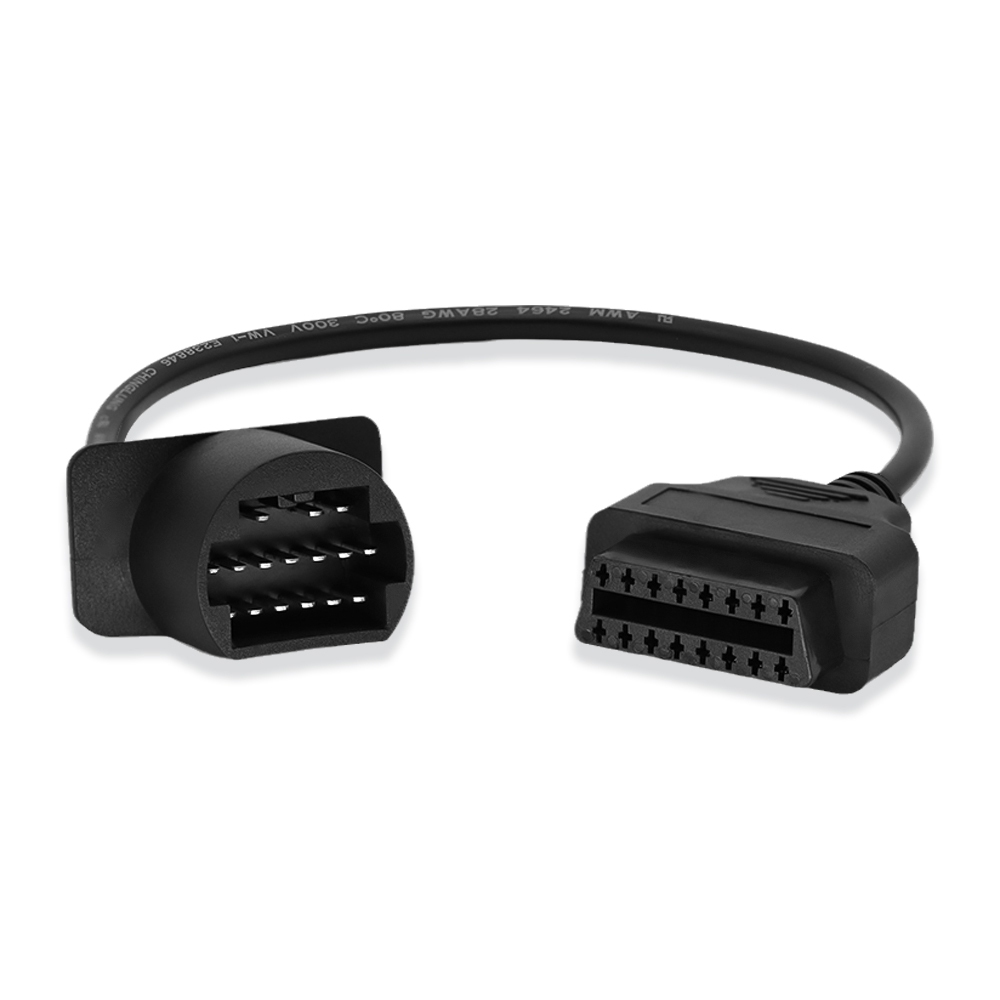 For Toyota 17PIN to OBDII 16PIN Female Connection Cable for Toyota Vehicles