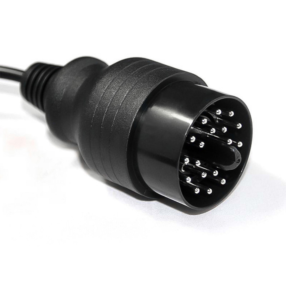For BMW 20PIN Round to OBDII 16PIN Aadapter Cable For BMW Diagnostic Scan Tool
