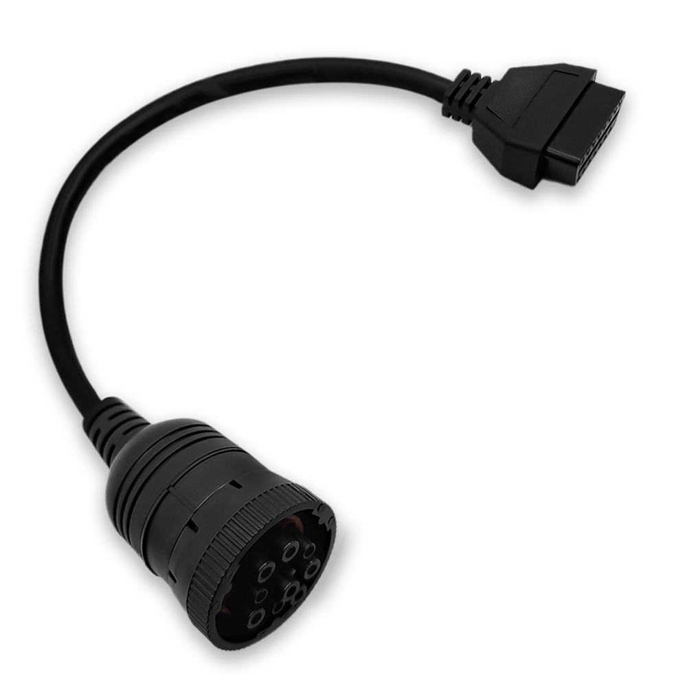 Truck J1939 9Pin Cable Adapter to OBD2 OBD 16Pin Truck Diagnostic Connector for Deutsch