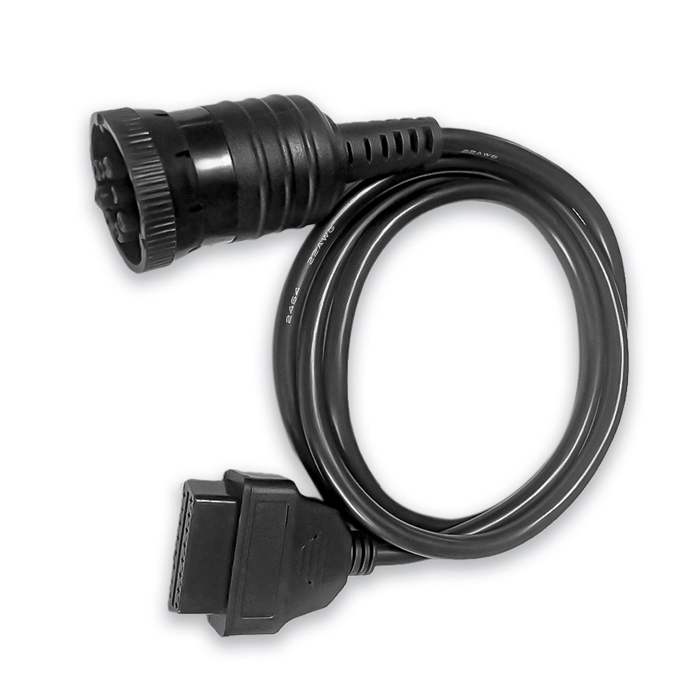 For Deutsch J1939 9pin to OBDII 16PIN Female Truck Adapter Cable 1.5M for Heavy Truck Car Diagnostic Tool