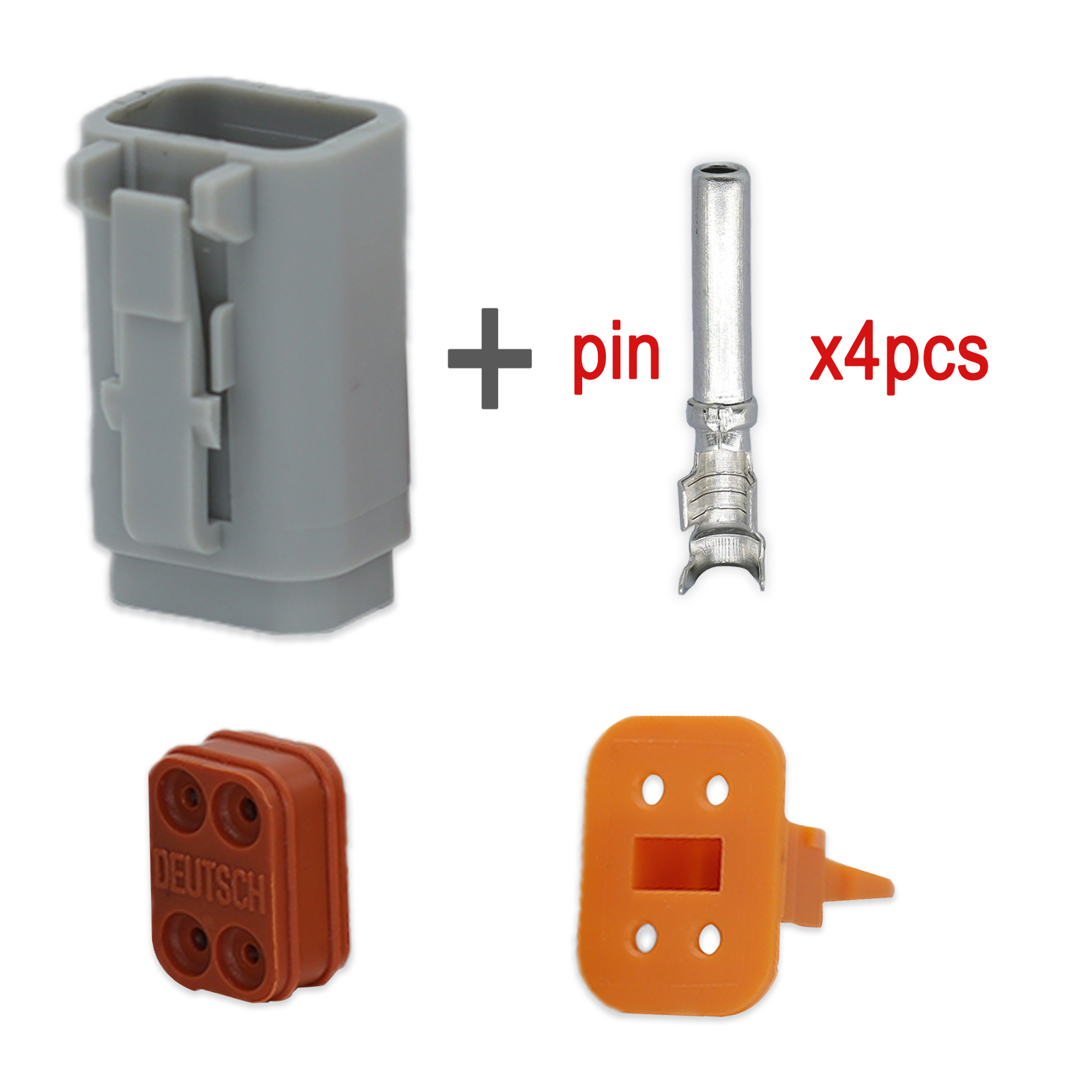 4PIN Male Connector for Harley Motorcycles