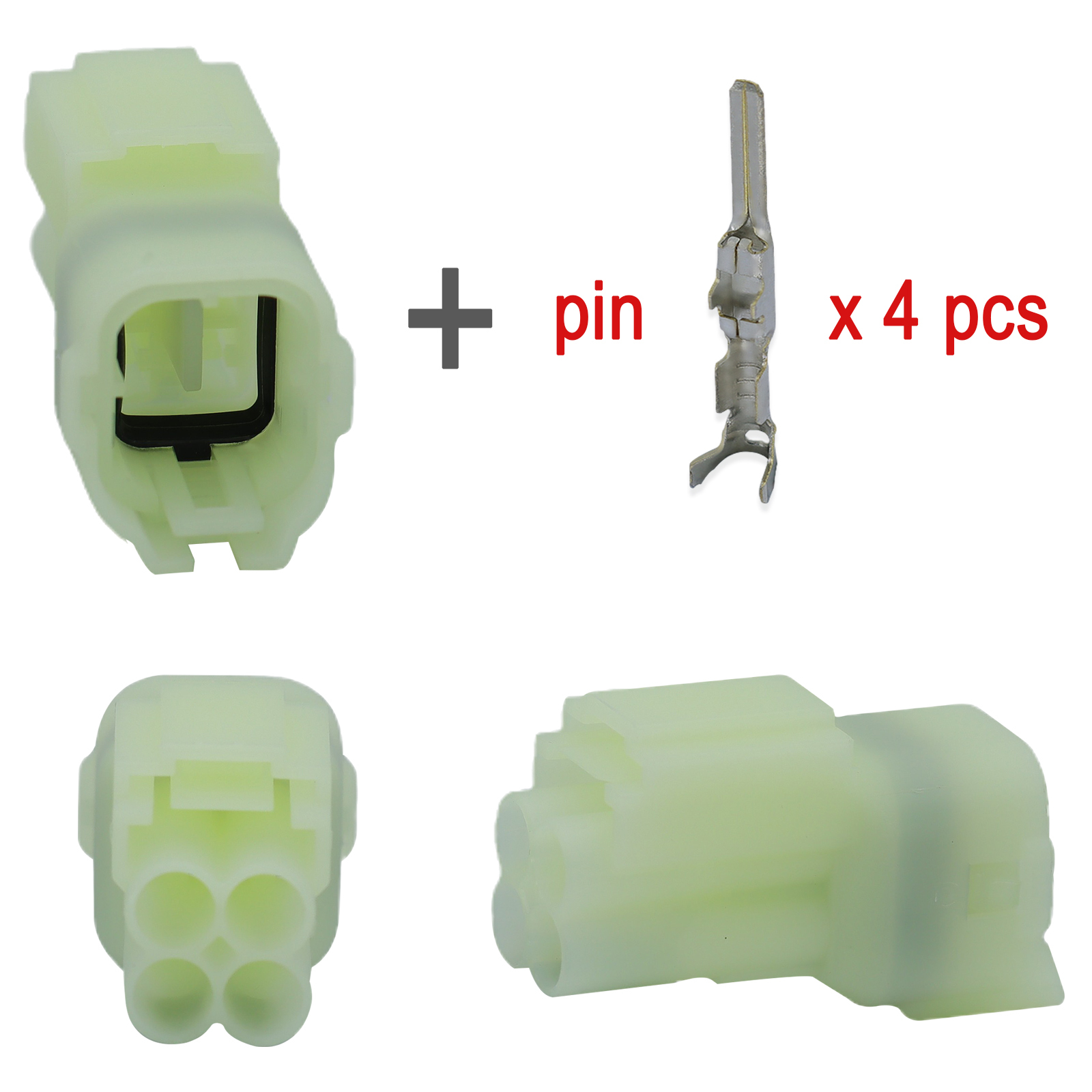 For Honda 4PIN Male Plug