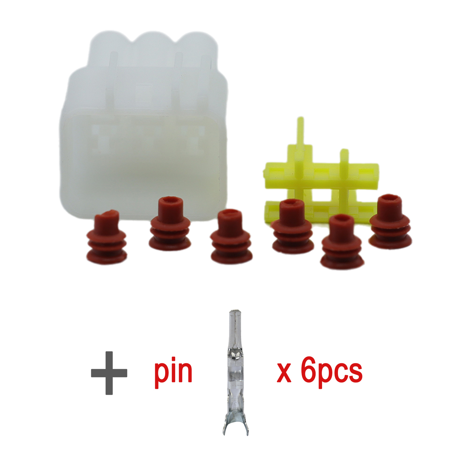 6PIN Male Connector for Delphi Motorcycle