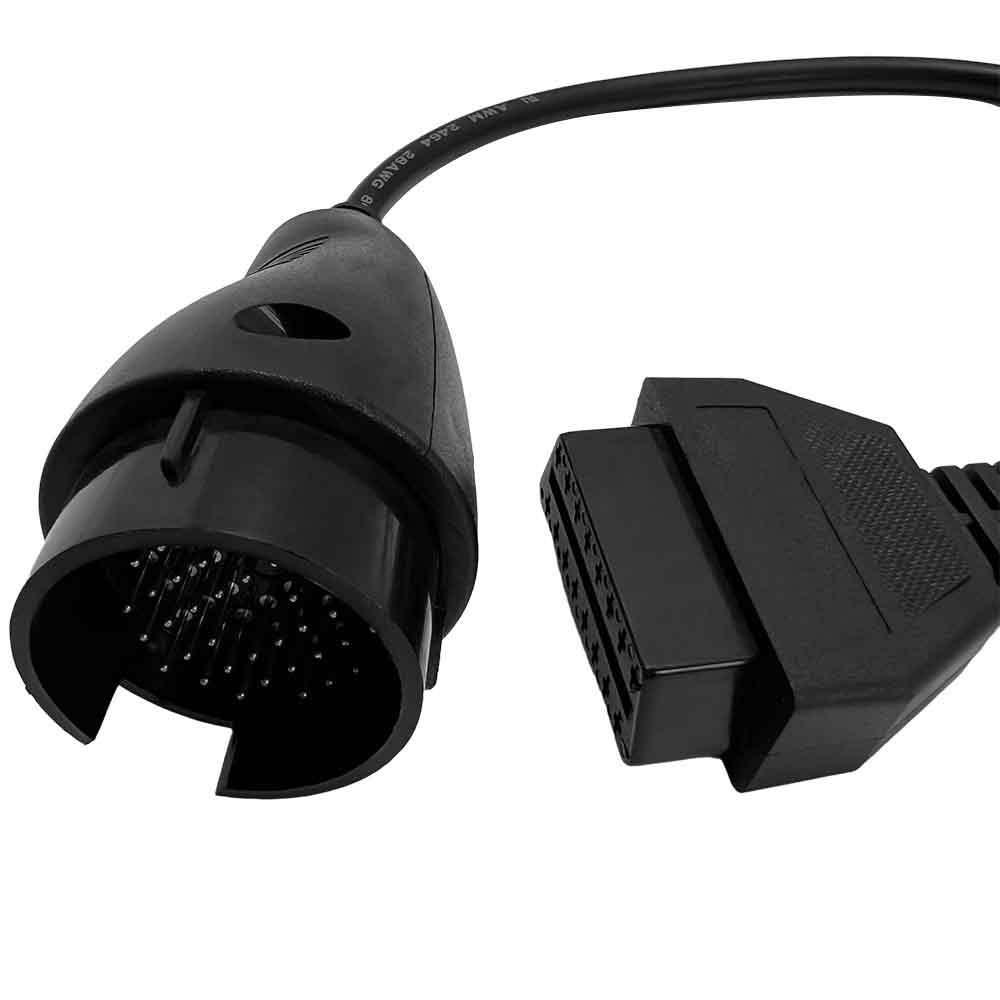 For Mercedes Benz MB 38Pin To OBD2 OBDII 16 Pin Diagnostic Adapter Connectors Cable
