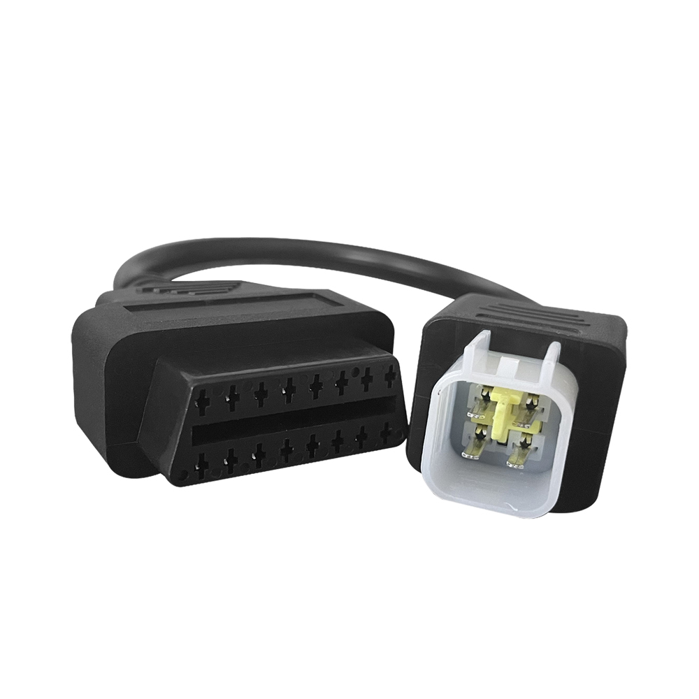 OBD2 Autodiag Cables 4 Pin Diagnostics Cable for Kawasaki Motorcycles