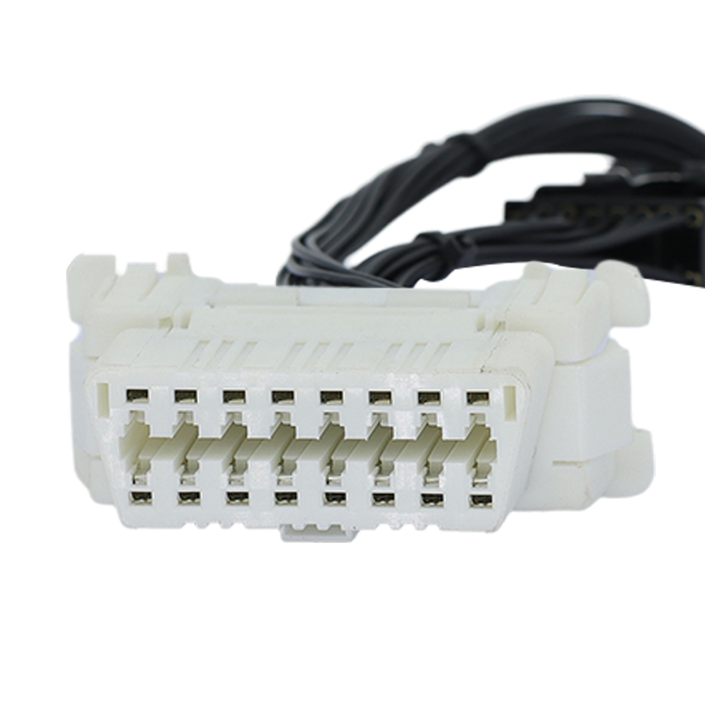 OBDIIM=2OBDIIF Connector 16 Pin Splitter Extension Auto Car Extension Cable Adapter