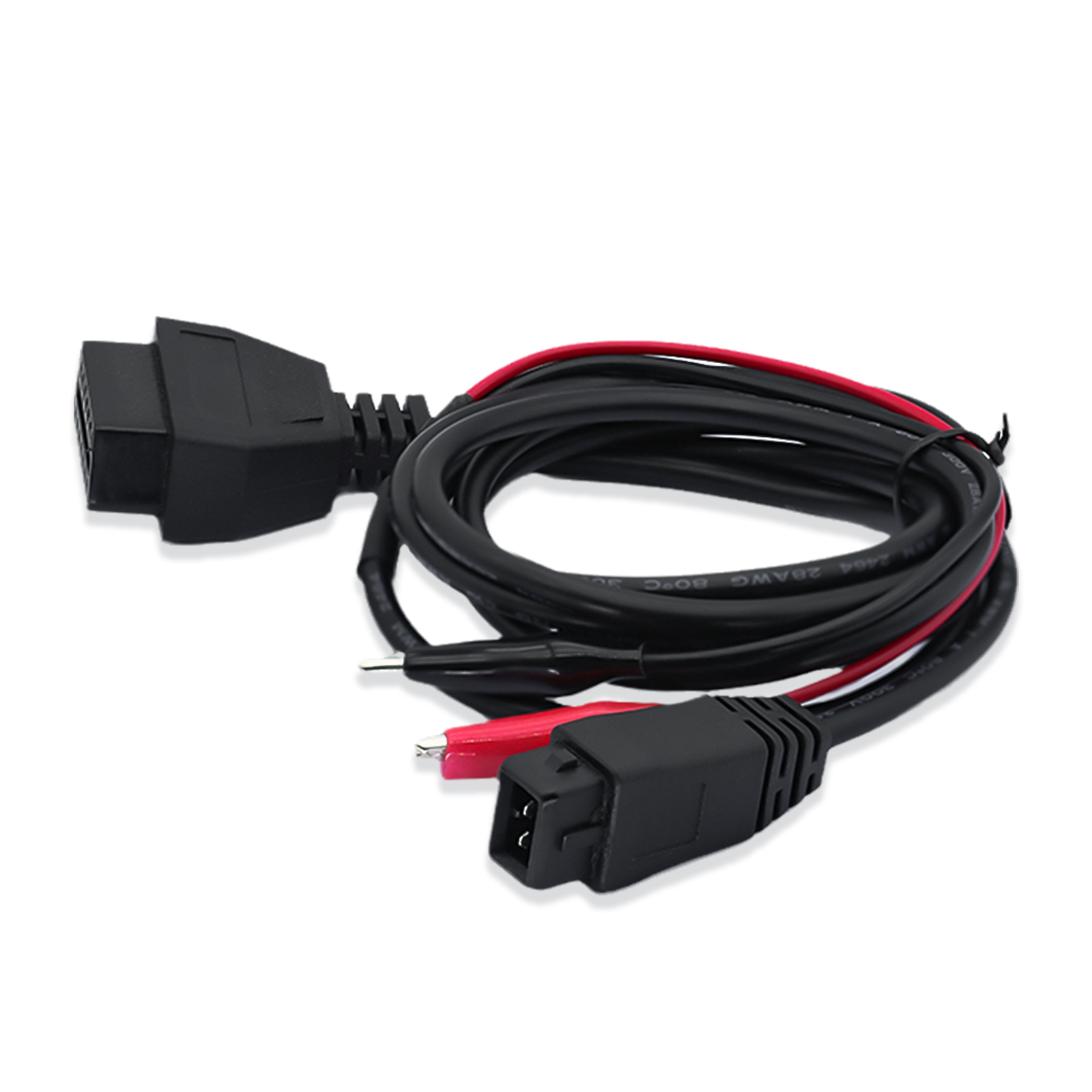 OBD2 Female to PSA-2Pin male+Battery Clamp*2 Cable