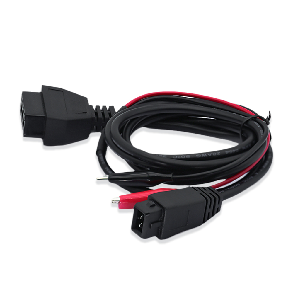 OBD2 Female to PSA-2Pin male+Battery Clamp*2 Cable