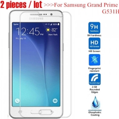 2pcs Tempered Glass For Samsung Galaxy Grand Prime G531 G531H SM-G531H G531F SM-G531F GLASS Sklo on G530 G530H Screen Protector
