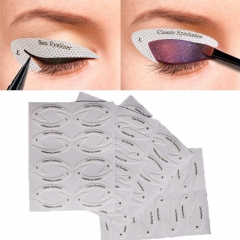 New Eye Makeup Eyeliner Eyeshadow Quick Make-up Stencil Stickers Drawing Lining Adhesive Tips Template 32pcs/lot Makeup Tool Kit