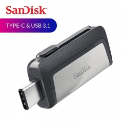 SanDisk USB Flash Drive Ultra Dual USB3.1 Disk OTG Type-C Pen Drive Stick 150M/s 16GB 32GB 64GB 128GB for Smartphone Laptop