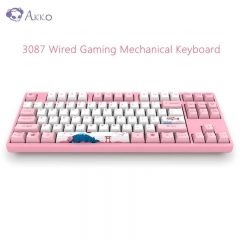Original AKKO 3087 Gaming Mechanical Keyboard 87 Keys 85% PBT USB Type - C Wired Gaming Keyboard for PC Computer Gamer
