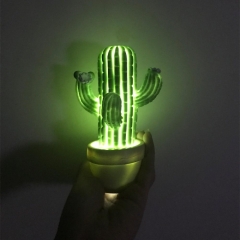 Brand New Cactus LED Lamp Night Light With Soft light Home Baby Room Decoration Soft Touch Safe Cute Present Gift for Kids