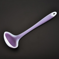 Translucent Silicone Spoon Nonstick Anti High-Temperature Soup Scoup Cooking Tools Kitchen Supplies HG99