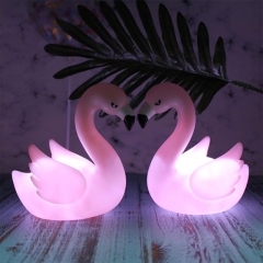 1PC Novelty LED 3D Night Light Pink Flamingo Night Light Home Party Decoration 3D Desk Lamp Dessert lovely Gifts for Kids Gift