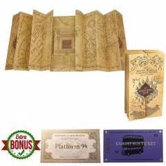 2019 New Popular Potters The Marauder's Map Wizard School Ticket Students Harried Collection Gifts Fans Party