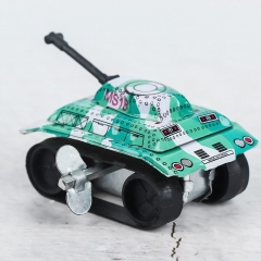 1PC Mini Vintage Tin Metal Toys Friction Tank Design Kids Children Childhood Classic Wind Up Clockwork Tin Toy Classic Toys