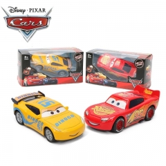 2019 9cm Disney Pixar Cars 3 Lightning McQueen Mater Jackson Storm Ramirez 1:55 Diecast Metal Pull Back Car Toy Model Boys Gifts