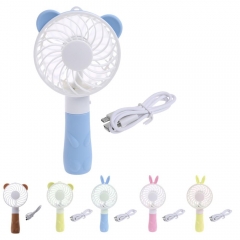 Portable Hand Fan Battery Operated USB Power Handheld Mini Fan Cooler with Strap