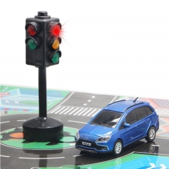 Family Traffic Safety Education Toy Traffic lights Toys Collection Model Red Green Light Lamp Kids Montessori Educational Toys