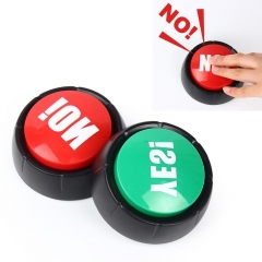 Creative Sound Button Toys YES and NO SORRY MAYBE Green Red Event &amp; Party Tools Supplies Sounding Toys Holiday Decorations