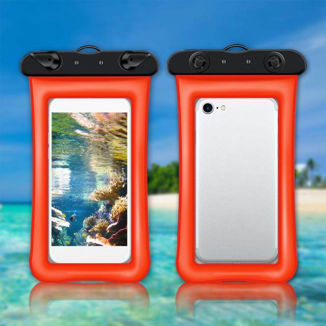 Set of 12 Colorful 8" 100% sealed snap & lock Bag Waterproof Underwater Phone Case Dry Bags Universal Pouch for Smartphones iPhone ProMax Samsung Ultra S23 6.8 inch or bigger