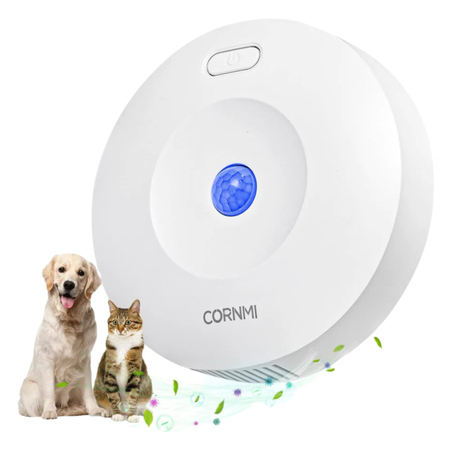 Cornmi Rechargeable Air Purifiers for Home Pet Smell Room Portable Negative Ion Deodorizer Air Fresh Odors Cleanser