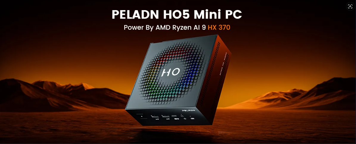 PELADN HO5 HX370 Mini PC Official Product