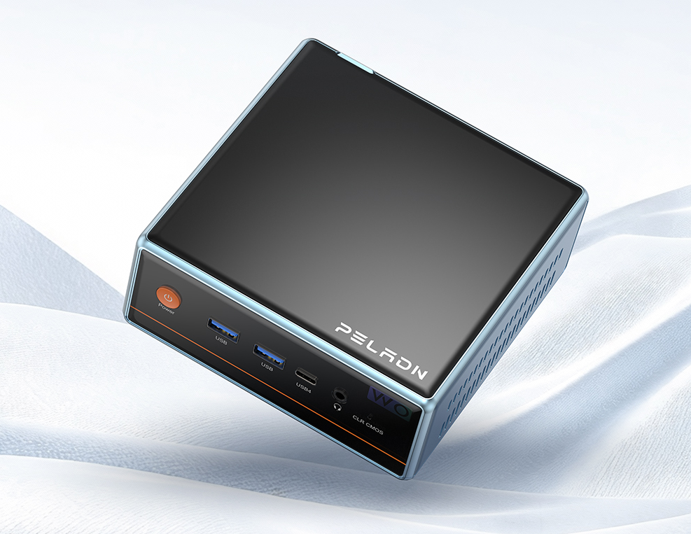 PELADN WO4 125H Mini PC – Tiny Cube, Ultra AIPC Full Performance