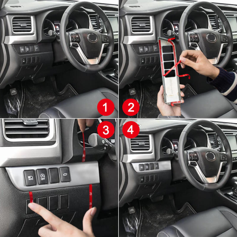 Highlander 2014-2019 Interior Central Dashboard Console Trim