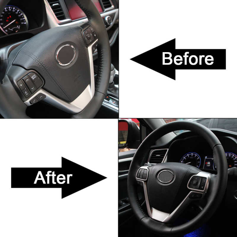 Toyota Highlander 2014-2019 Car Steering Wheel Trim