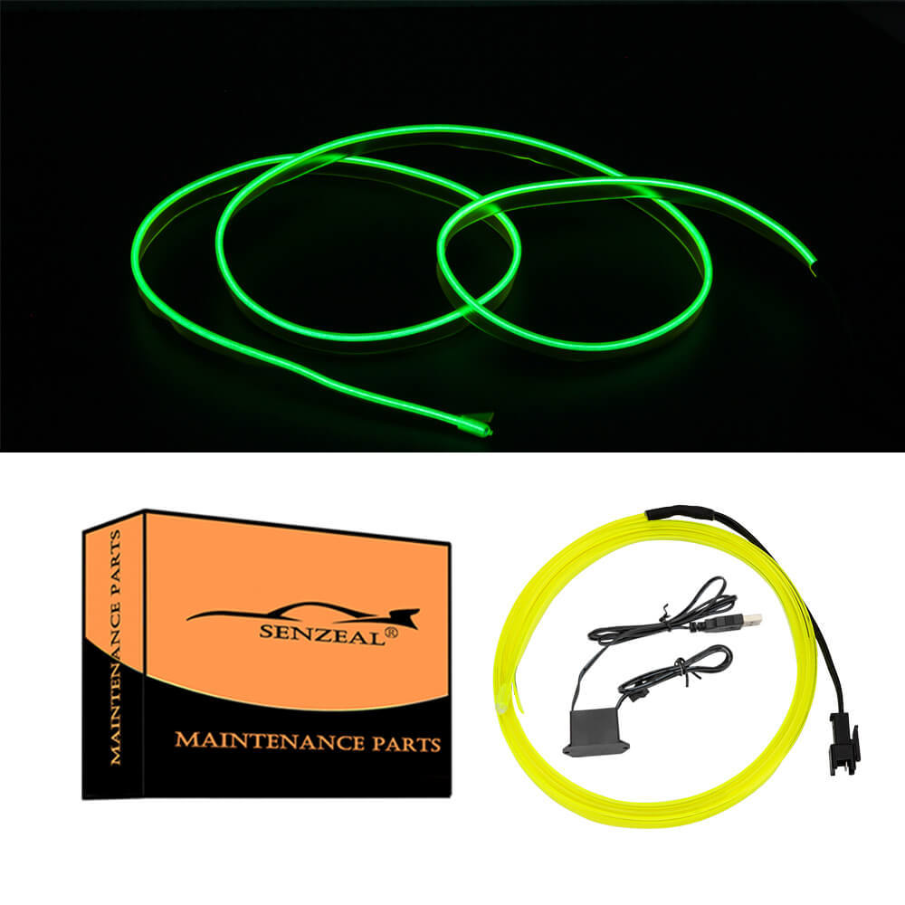 Highlander 2015-2020 1M/39Inch Car LED Strip Light, Neon Panel Gap String Strip Light Interior Decor Atmosphere Strip Lamp PVC Glowing Wire Lamp