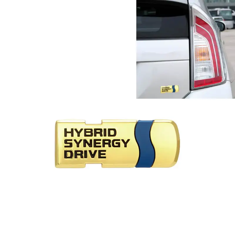 Car Emblems Hybrid Synergy Drive for Toyota