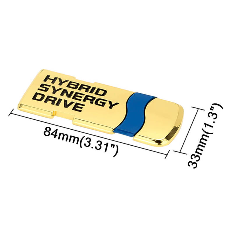 Car Emblems Hybrid Synergy Drive for Toyota