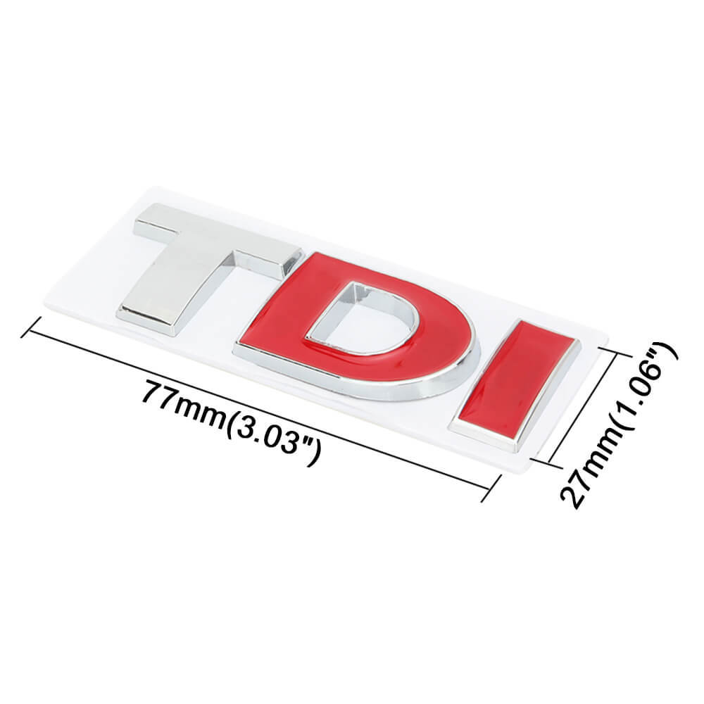 Car Emblems TDI for Volkswagen