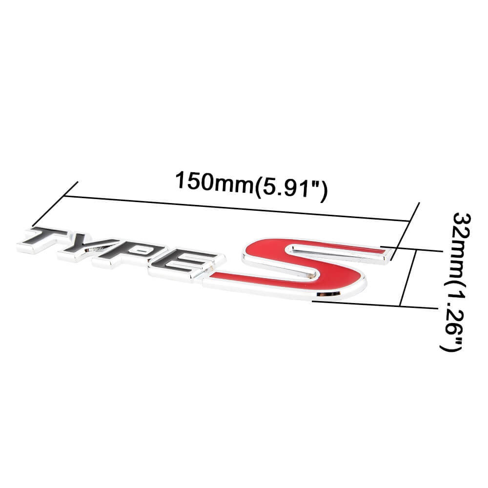 Car Emblems TYPE S for Honda / Honda Civic