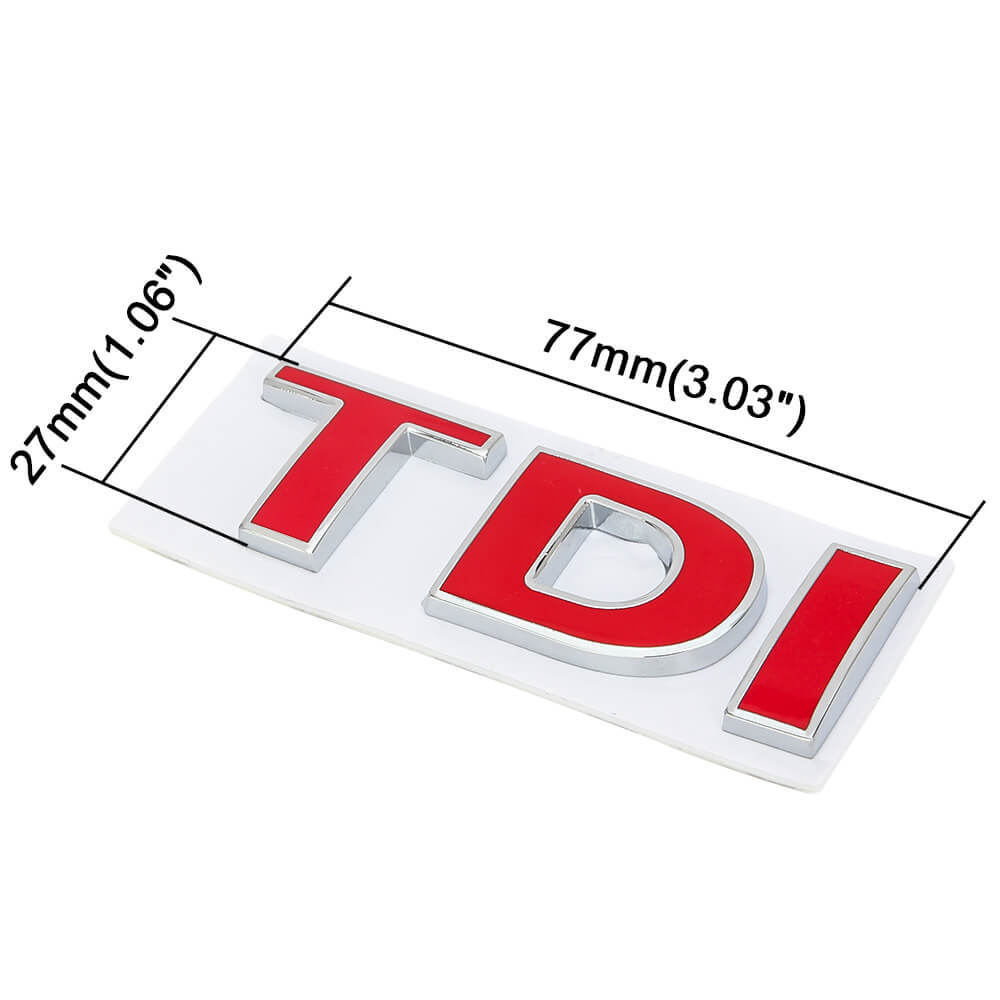 Car Emblems TDI for Volkswagen